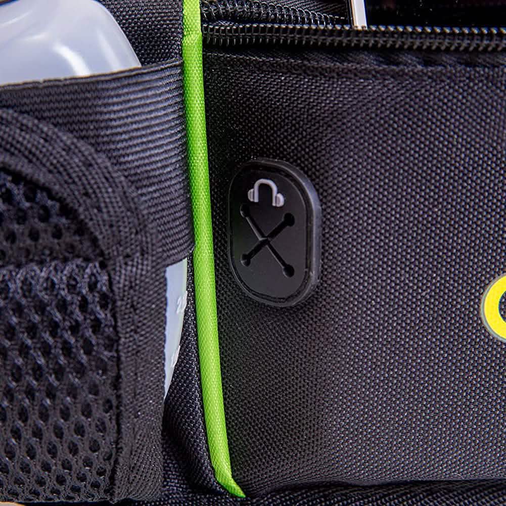 Men or Women's Hydration Running Belt Pouch With Water Bottles And Zippered Compartment