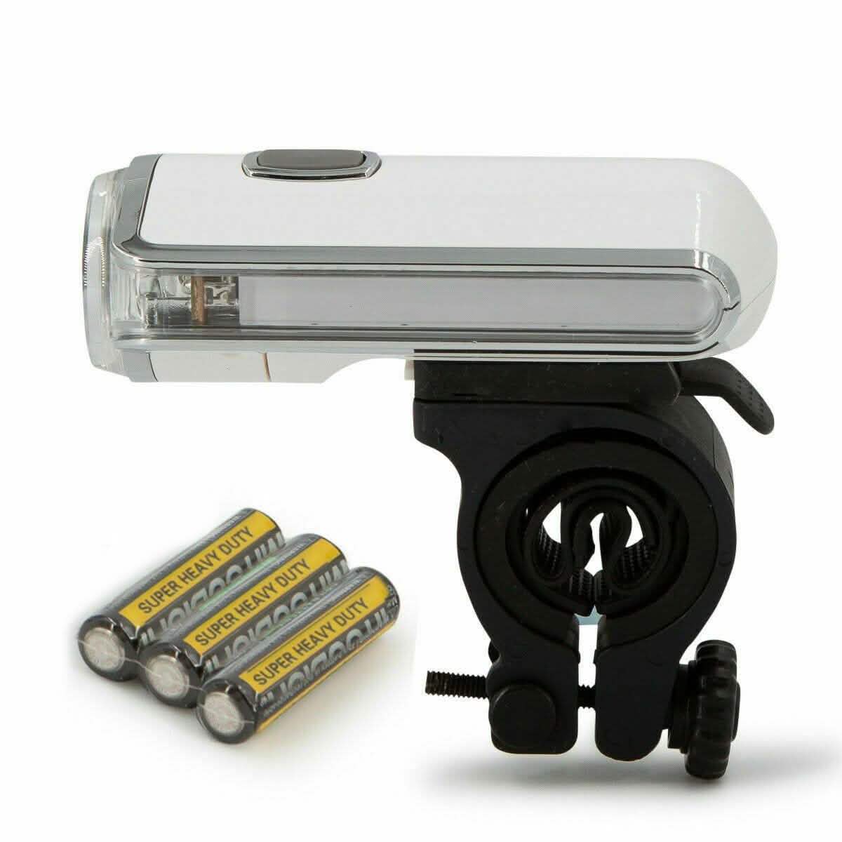 Prospect Park Compact Super Bright LED Bike Light with Blue Side Warning Lights